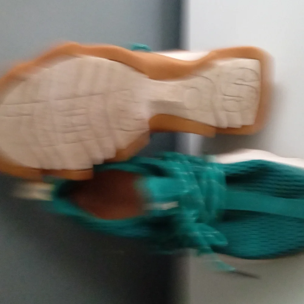 Sorel‎ Kinetic Litelace Teal Sneaker Shoes Women Size 10 Athletic Lace Up - Picture 5 of 5